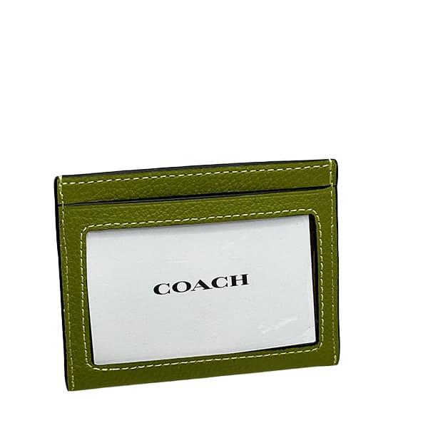 コーチ カードケース レディース COACH 小物 レザー スリム ID