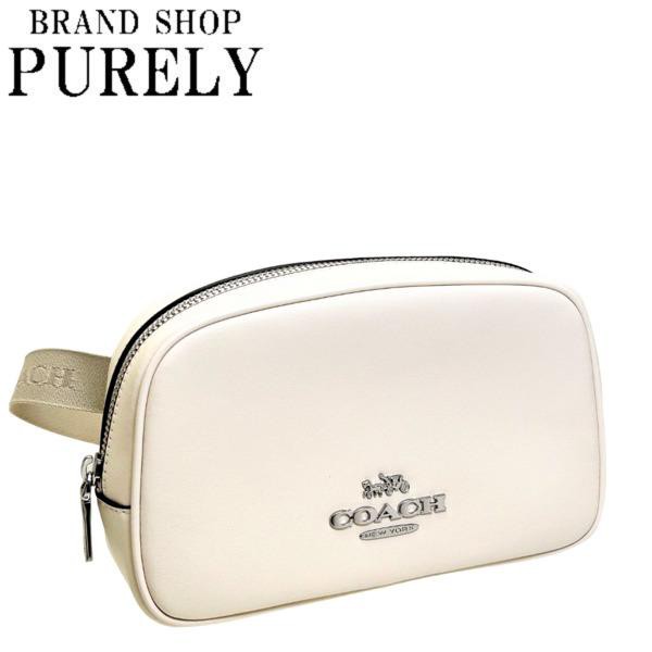 コーチ バッグ レディース COACH ボディバッグ レザー ペース ベルト バッグ CR136 SV/HA チョークの通販は
