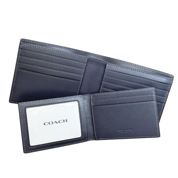 コーチ 財布 メンズ COACH 折り財布 クロコダイル レザー 3in1 