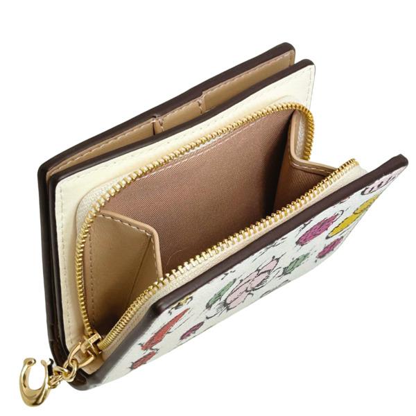 コーチ 財布 レディース COACH 折り財布 クリーチャー プリント