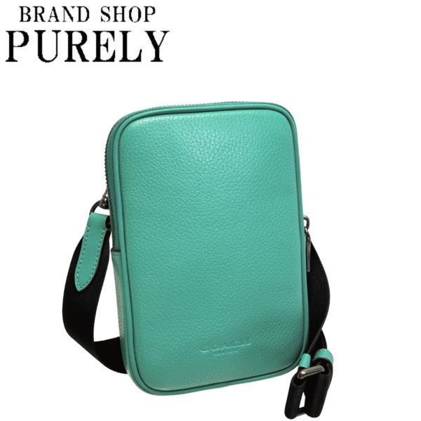 コーチ バッグ メンズ COACH ショルダーバッグ レザー エイデン クロスボディ CS044 QBAEE ブライトグリーン