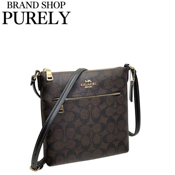 コーチ バッグ レディース COACH ショルダーバッグ シグネチャー ミニ ローワン ファイル バッグ CS182 IMAA8 ブラウン×ブラック