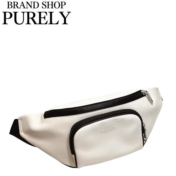 コーチ バッグ メンズ COACH ボディバッグ レザー レーサー ベルト バッグ CT713 SVX1R チョーク×メイプルの通販は 21,009円