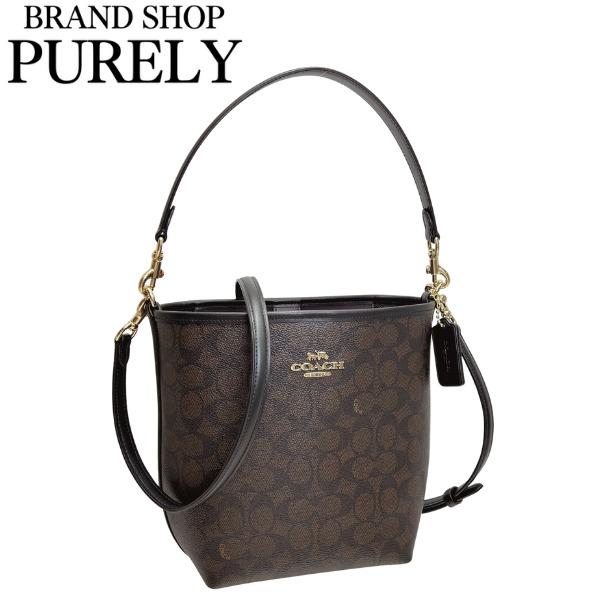 コーチ バッグ レディース COACH ショルダーバッグ シグネチャー シティ バケット バッグ CT800 IMXAQ ウォルナット×ブラック