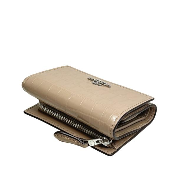 COACH コーチ　折り財布　クロコダイル エンボスド レザー　アイボリー COACH コーチ 折り財布 クロコダイル エンボスド レザー アイボリー