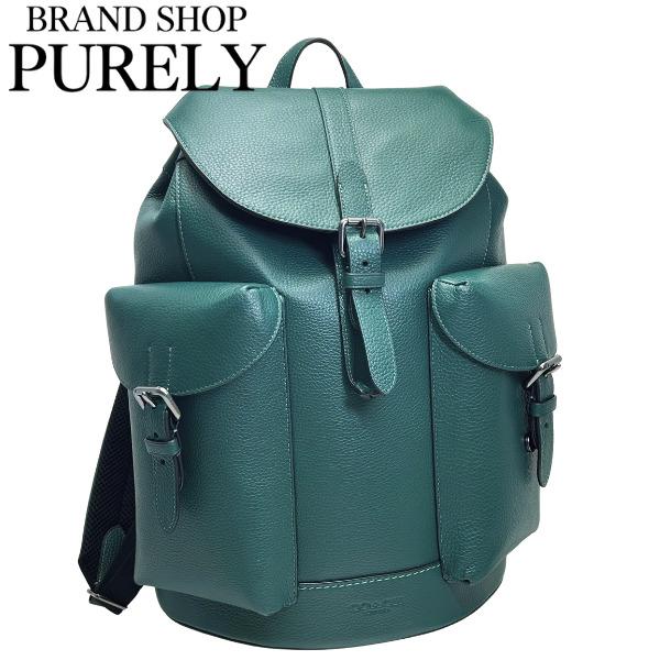 コーチ バッグ メンズ COACH リュックサック レザー ワーナー バックパック CW210 QB/EM エメラルド