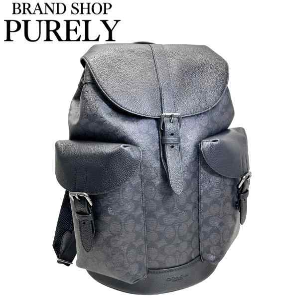 コーチ バッグ メンズ COACH リュックサック シグネチャー ワーナー バックパック CW211 QBMI5 チャコール×ブラック