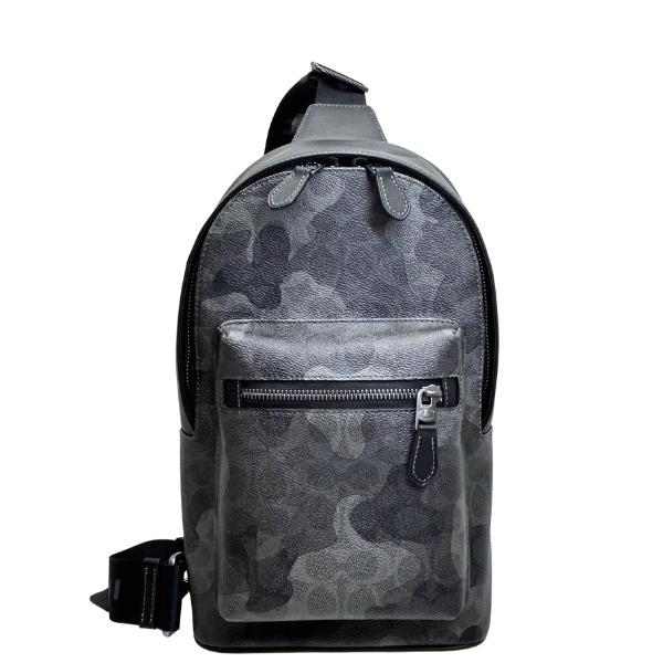 コーチ バッグ メンズ COACH ショルダーバッグ シグネチャー カモ プリント ウエスト パック スリングパック CW312 QBGRM グレイマルチ_1