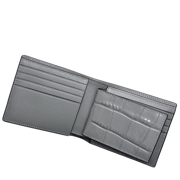 コーチ 財布 メンズ COACH 折り財布 クロコダイル エンボスド レザー 3in1 ウォレット CW439 CHR チャコール コーチ 財布 メンズ COACH 折り財布 クロコダイル エンボスド レザー