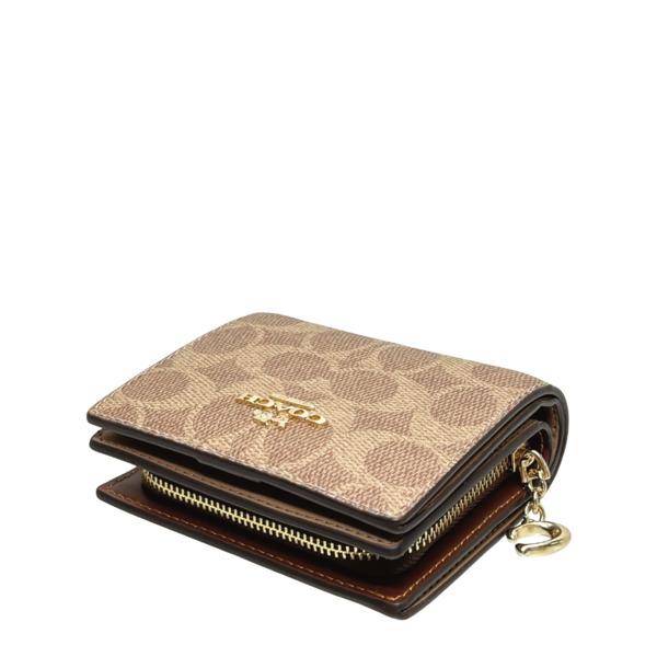 COACH　コーチ　折り財布　スナップウォレット　正規品CW789 タンブラウン COACH（コーチ） アウトレット CW789 IMXDM スナップ ウォレット