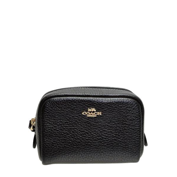 コーチ ポーチ レディース COACH 小物入れ レザー ポーチ リストレット CW906 IMBLK ブラック_1