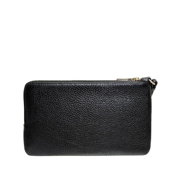 コーチ 財布 レディース COACH ポーチ シグネチャー ダブル ジップ リストレット CX161 IMXAQ ウォルナット×ブラック_2