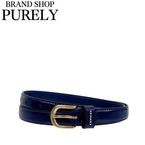 コーチ ベルト レディース COACH 小物 18MM レザー クラシック バックル ベルト XSサイズ CZ081 IMPVH トゥルーネイビー