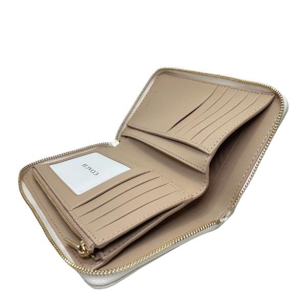 コーチ 財布 レディース COACH 折り財布 キルティング ミディアム ID 