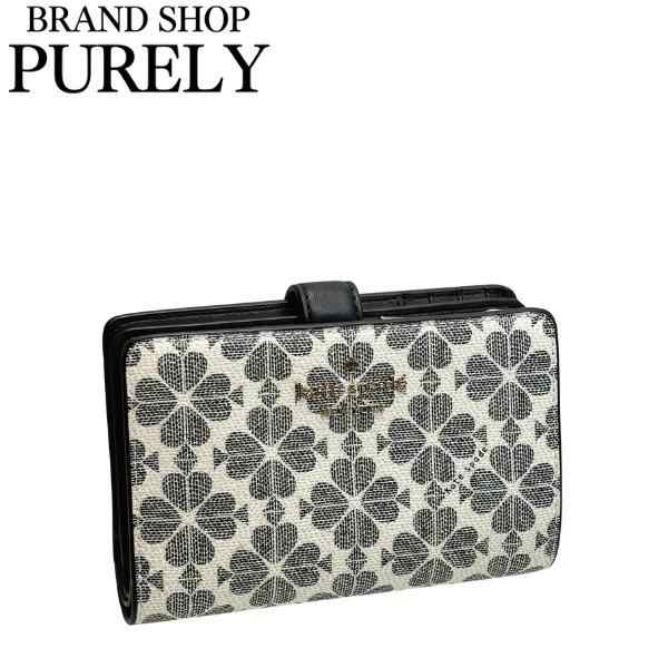 ケイトスペード 財布 レディース kate spade 折り財布 スペード フラワー ミディアム ウォレット KG488 BLC ブラックマルチ