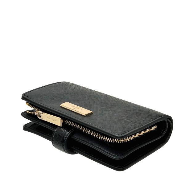 ケイトスペード　折りたたみ財布　黒　財布 ケイトスペード KateSpade 財布 三つ折り財布レディース