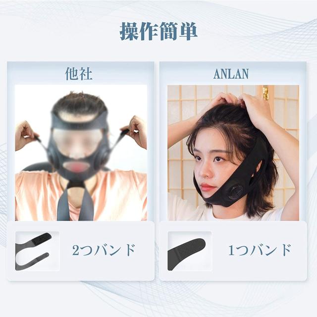 Anlan 美顔器 Ems マッサージ 表情筋トレーニング 顔痩せ 小顔ベルト リフトアップ たるみ ほうれい線 小顔美顔器 Ems フェイスベルト 小の通販はau Pay マーケット Aoitrade