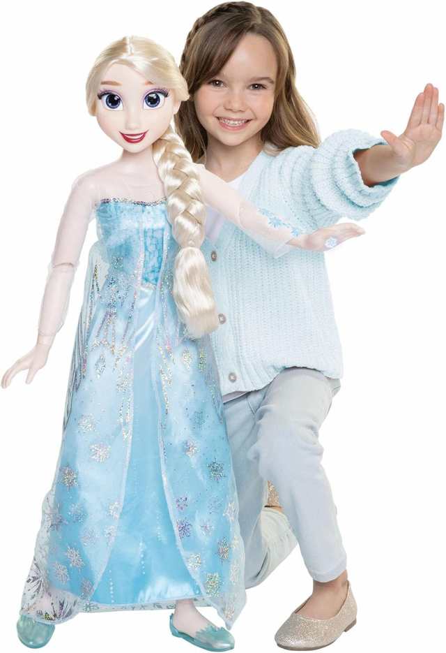 ディズニー アナと雪の女王 エルサ ビッグ サイズ ドール 80cm 喋る 歌う 光る 人形 大きい 可愛い プリンセス 特大 Disney Princess Ari