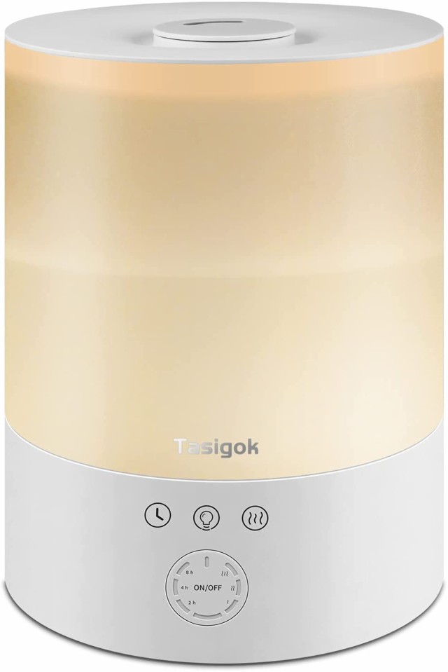 Tasigok 加湿器 卓上 大容量 2.5L アロマ 小型 上から給水 除菌 - 加湿器