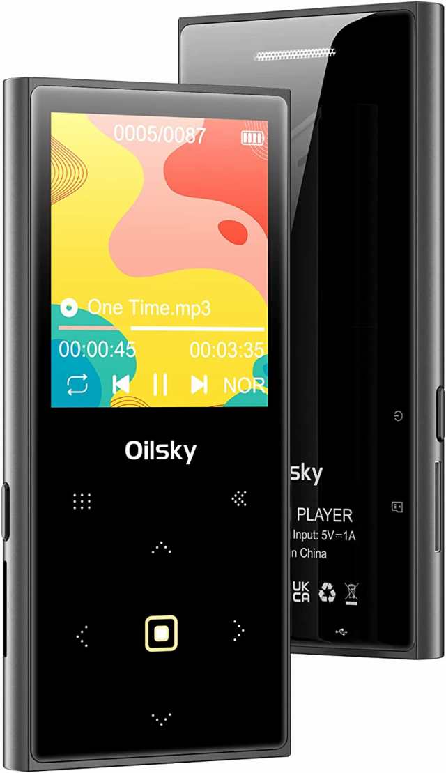 Bluetooth 5.0 32GB内蔵 MP3プレーヤー デジタルオーディオプレーヤー ...