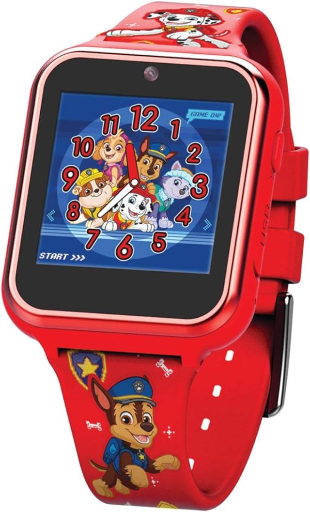 パウパトロール スマートウォッチ タッチスクリーン 腕時計 パウパト おもちゃ 時計 カメラ 自撮り セルフィー 男の子 女の子 プレゼント 誕生日 クリスマス 女の子 男の子 Accutime Paw Patrol Smart Watch with Camera for Kids and Toddlers - Interactiveの通販は