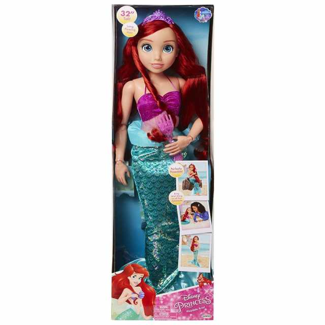 ディズニー プリンセス アリエル 32インチ ドール 人形 ビッグサイズ 並行輸入品 Disney Princess Ariel Doll My Size 32 Tall Playdの通販はau Pay マーケット Aoitrade