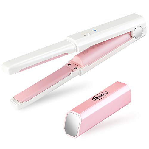 コードレス ヘアアイロン ピンク 2way ストレート カールアイロン ミニ Usb 充電式タイニー ト モバイルバッテリー ワイヤレス ヘアの通販はau Pay マーケット Aoitrad Au Pay マーケット店