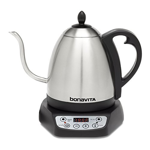 Bonavita 1.7L Variable Gooseneck Electric Kettle and CoastLine