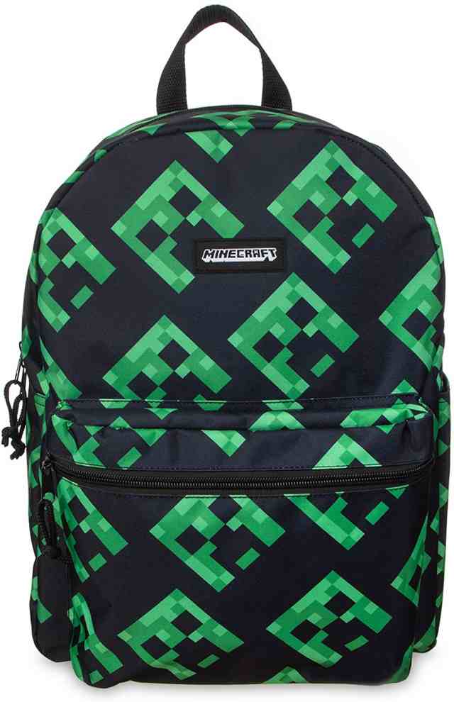 マインクラフト マイクラ リュック クリーパー バックパック ブラック グリーン Minecraft Backpack 16 Book Bag For Kids Creepers Allの通販はau Pay マーケット Aoitrade