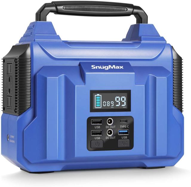 Snugmax ポータブル電源 バッテリー 人気 大容量 mah 222wh Ac 300w 瞬間最大400w Dc Usb出力 純正弦波 家庭用 蓄電池 非常用電源 の通販はau Pay マーケット Aoitrade