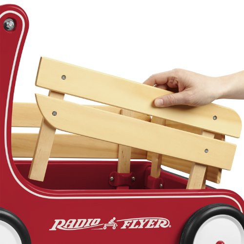 yellow radio flyer wagon