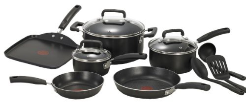T-fal ティファール シグネチャー ノンスティック 12ピースセット  [並行輸入]  Signature Nonstick 12-Piece Cookware Setの通販は