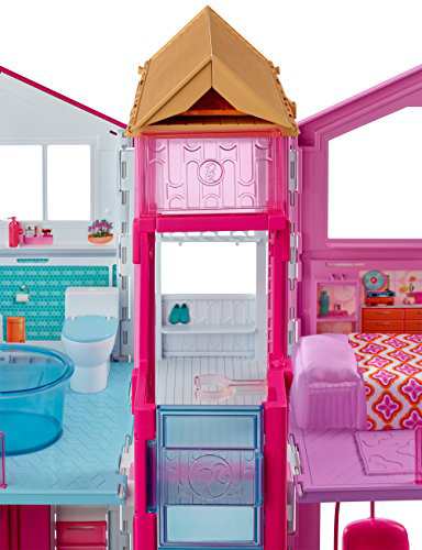 barbie pink passport townhouse