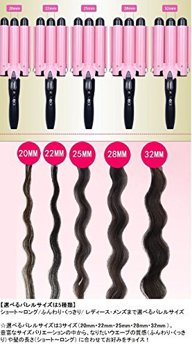 プロ仕様 Max210 セラミックコーディング 3連バレルのウェーブアイロン ヘアアイロン 2段階32mm の通販はau Pay マーケット Aoitrade