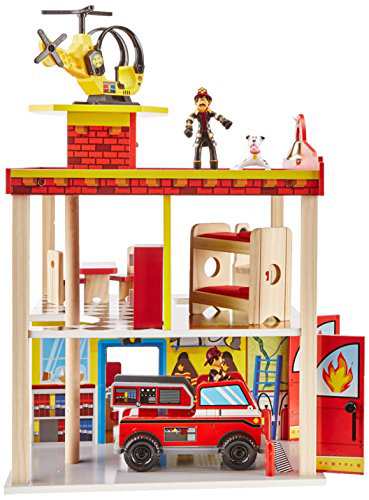 fire station playset kidkraft