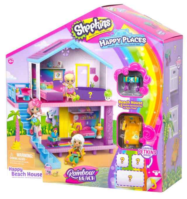 shopkins happy places rainbow beach beach house