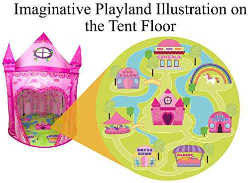 プリンセステント プレイハウス ハート型の出入り口 折りたたみ収納 [並行輸入品] Princess Play Tent Playhouse |  Unique Castle Design for Indoor aの通販はau PAY マーケット - AOIBOEKI au PAY マーケット店  | au PAY マーケット－通販サイト