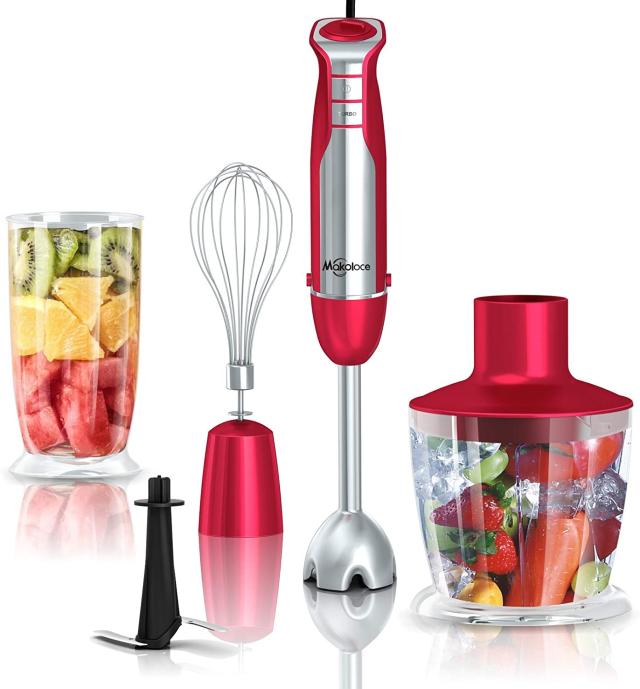 ハンドブレンダー Makoloce 速度可変式 ミキサー ブレンダー 離乳食 軽量 飛び散り防止 6段変速 フードプロセッサー マルチクイック スムの通販はau Pay マーケット Aoitrade