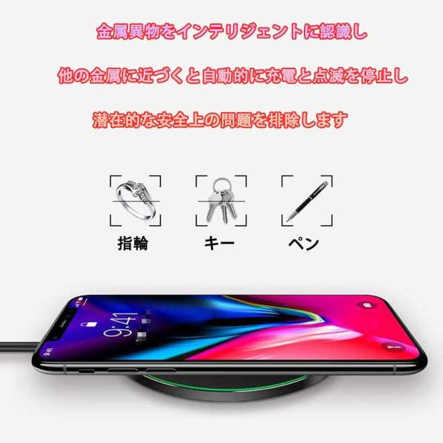 IMDEN ワイヤレス充電器 急速 最大15W出力 置くだけ充電 iPhone 12/12 Pro/12 Pro Max/12  mini/SE2/11/11 Pro/11 Pro Max/Xs/AirPods2/Aiの通販はau PAY マーケット - AOITRAD au  PAY マーケット店