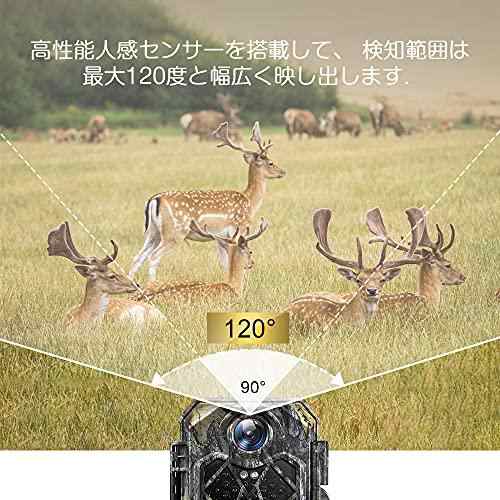 防犯カメラ COCOCAM トレイルカメラ 4K 3200万画素 0.2s 超高速