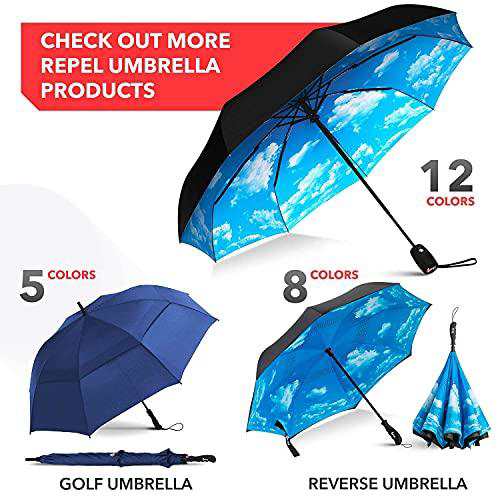 日傘 折り畳み傘 Repel Umbrella 防風トラベルアンブレラ - 折りたたみ