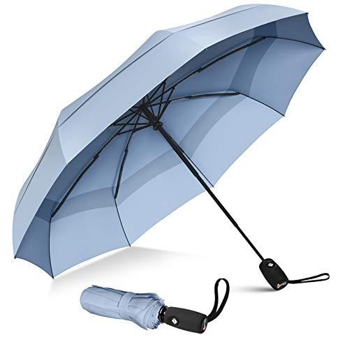 日傘 折り畳み傘 Repel Umbrella 防風トラベルアンブレラ - 折りたたみ傘自動開閉 - 折りたたみ傘 最強 - 折り畳み傘おしゃれ - コンパク