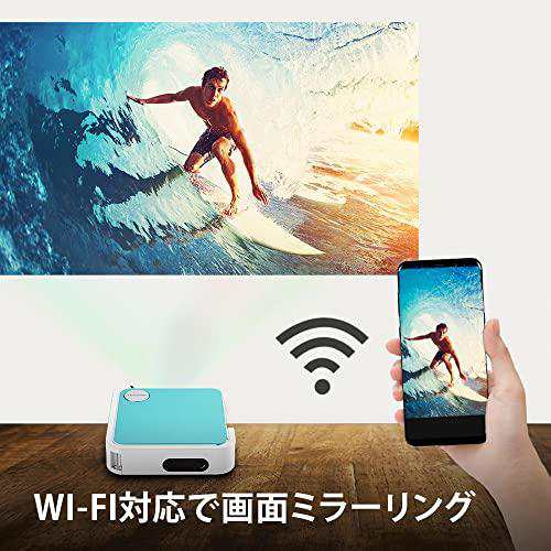 ViewSonic M1 Mini Plus 超軽量 モバイルプロジェクター スマート LED ミニプロジェクター (自動垂直台形補正