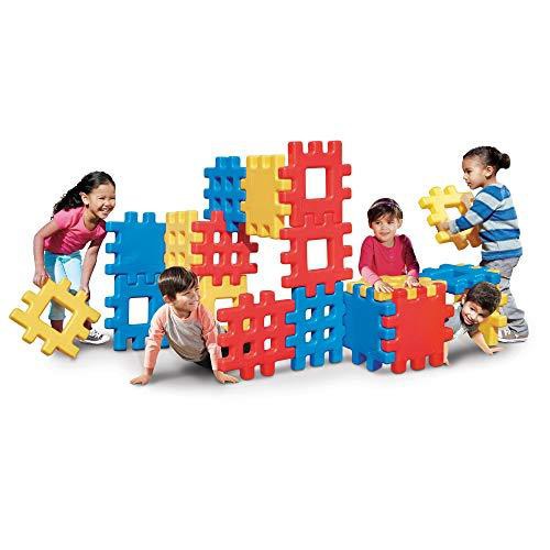 リトルタイクス ビッグブロック ワッフル ブロック 大きい ビッグ セット 18個入り Little Tikes Big Waffle Block Set - 18 pieces Blu