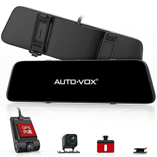 AUTO-VOX X6 ドライブレコーダーミラー型 前後カメラ フロントカメラ ...