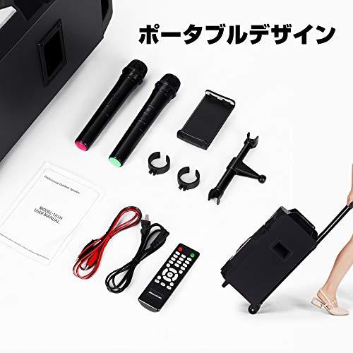 ワイヤレスマイクスピーカーセット 充電式 カラオケ 路上ライブ