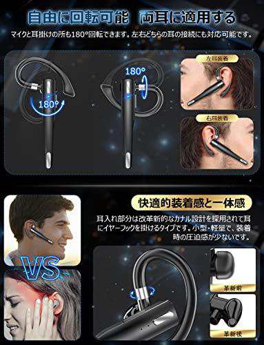 2023独創設計 Bluetooth 5.3】Bluetoothヘッドセット Bluetooth