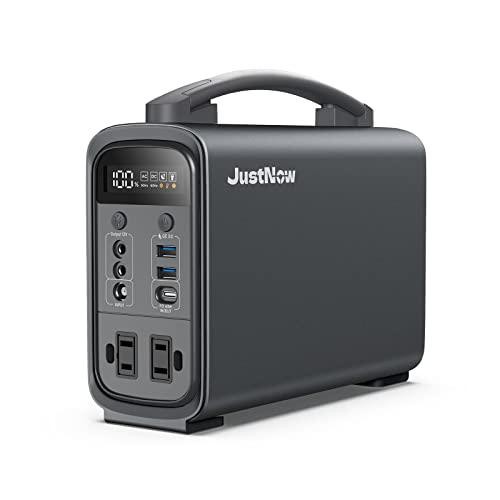 JustNow ポータブル電源 280W リン酸鉄リチウムイオンバッテリー 超