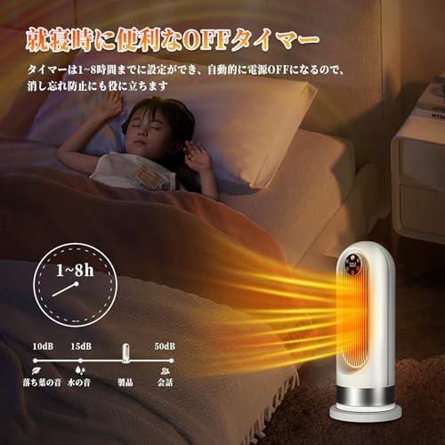 セラミックヒーター 電気ヒーター ファンヒーター【2023冬・新登場】人