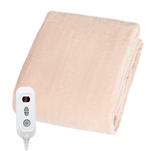 Amazon.co.jp : 電気毛布 掛け敷き兼用 140cm×80cm 10分速暖 6
